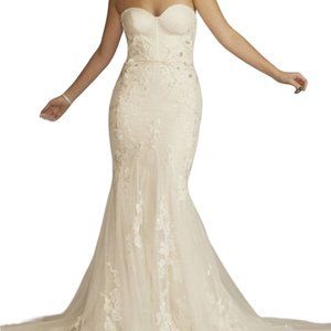 New Galina Signature SWG920 Mermaid Ivory Wedding Dress